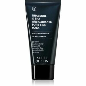 Allies of Skin Rhassoul & BHA Antioxidants hloubkově čisticí maska 50 ml obraz