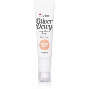 theBalm Oliver Dewy Face Drops tekutý rozjasňovač odstín Peachy Keen 28 ml obraz