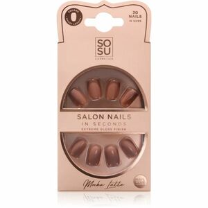 SOSU Cosmetics Salon Nails umělé nehty odstín Mocha Latte 30 ks obraz