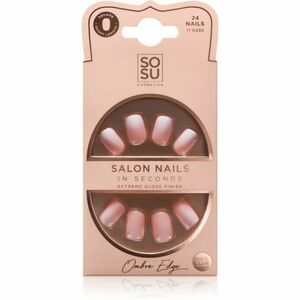 SOSU Cosmetics Salon Nails umělé nehty odstín Ombre Edge 24 ks obraz