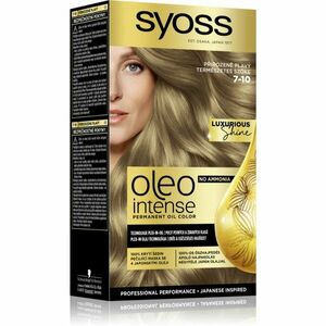 Syoss Oleo Intense permanentní barva na vlasy s olejem odstín 7-10 Natural Blond 1 ks obraz