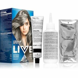 Schwarzkopf LIVE Urban Metallics permanentní barva na vlasy odstín U72 Dusty Silver 1 ks obraz