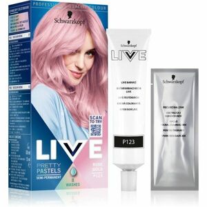 Schwarzkopf LIVE Ultra Brights or Pastel semi-permanentní barva na vlasy odstín 123 Rose Gold obraz