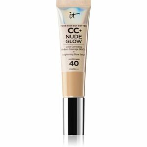 IT Cosmetics Your Skin But Better CC + Nude Glow make-up pro rozjasnění pleti SPF 40 odstín Medium Tan 32 ml obraz