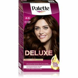 Schwarzkopf Palette Deluxe permanentní barva na vlasy odstín 4-6 Mocca hnědý 1 ks obraz