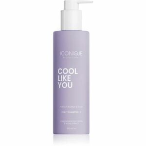 ICONIQUE Professional COOL LIKE YOU Perfect Blonde & Silver Violet šampon neutralizující žluté tóny 250 ml obraz