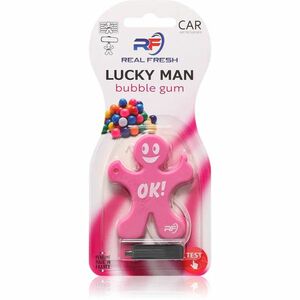 Real Fresh Lucky Man Buble Gum vůně do auta 1 ks obraz