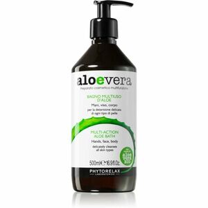 Phytorelax Laboratories Aloe Vera tekuté univerzální mýdlo na tělo a obličej 500 ml obraz