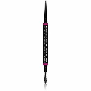 NYX Professional Makeup Blade & Shade tužka na obočí s kartáčkem odstín Black 0.06 g obraz