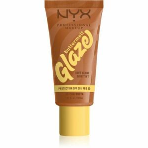 NYX Professional Makeup Buttermelt Glaze rozjasňující tónovací fluid SPF 30 odstín Chai Butta 30 ml obraz