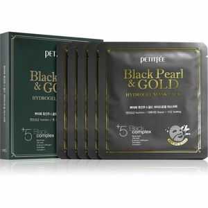 Petitfée Black Pearl & Gold intenzivní hydrogelová maska s 24karátovým zlatem 5x32 g obraz