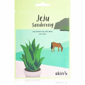 Skin79 Jeju Sandorong Jeju Aloe zklidňující plátýnková maska s hydratačním účinkem 33 ml obraz