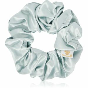 Crystallove Silk Scrunchie hedvábná gumička do vlasů Amazonite 1 ks obraz