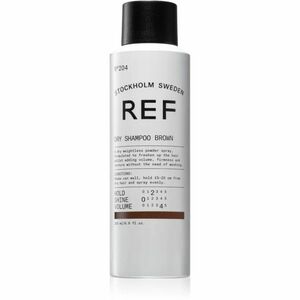 REF Dry Shampoo Brown suchý šampon pro tmavé vlasy 200 ml obraz