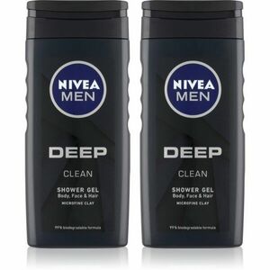 NIVEA MEN Deep sprchový gel pro muže výhodné balení obraz