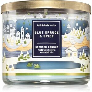 Bath & Body Works Blue Spruce & Spice vonná svíčka 411 g obraz