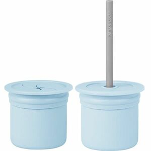 Minikoioi Sip+Snack Set jídelní sada pro děti Mineral Blue / Powder Grey 1 ks obraz