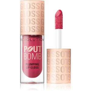 Makeup Revolution Pout Bomb lesk na rty se zvětšujícím efektem odstín Rosewood Rose Pink 4.6 ml obraz