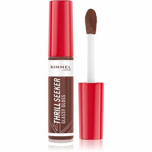 Rimmel Thrill Seeker Glassy Gloss lesk na rty pro větší objem odstín 800 Chocolate Glaze 10 ml obraz