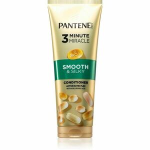 Pantene 3 Minute Miracle Smooth&Silky hloubkový tříminutový kondicionér pro poškozené vlasy 220 ml obraz