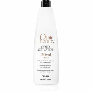 Fanola Oro Therapy Gold Activator aktivační emulze 6 % 20 vol. 1000 ml obraz