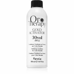 Fanola Oro Therapy Gold Activator aktivační emulze 9 % 30 vol. 150 ml obraz