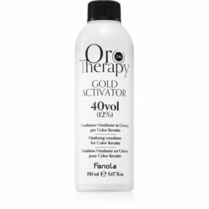 Fanola Oro Therapy Gold Activator aktivační emulze 12 % 40 vol. 150 ml obraz