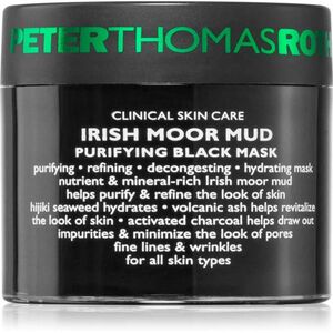 Peter Thomas Roth Irish Moor Mud Purifying Black Mask čisticí černá maska 50 ml obraz