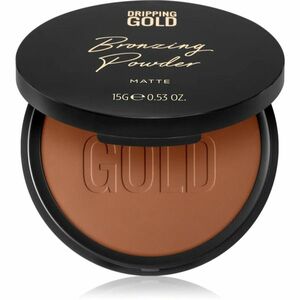 Dripping Gold Luxury Tanning Bronzing Powder kompaktní bronzující pudr na tělo a obličej odstín Matte 15 g obraz