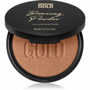 Dripping Gold Luxury Tanning Bronzing Powder kompaktní bronzující pudr na tělo a obličej odstín Illuminating 15 g obraz