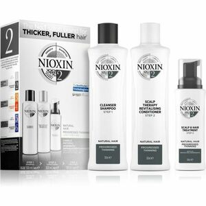 Nioxin System 2 Natural Hair Progressed Thinning dárková sada proti vypadávání vlasů unisex obraz