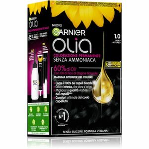 Garnier Olia permanentní barva na vlasy odstín 1.0 Nero Intenso 1 ks obraz