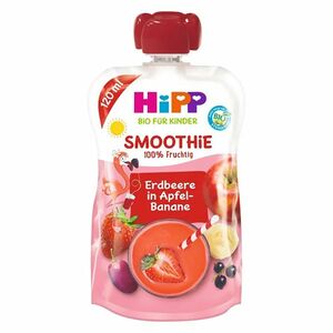 HIPP Smoothie jablko banán červené ovoce BIO 120 ml obraz