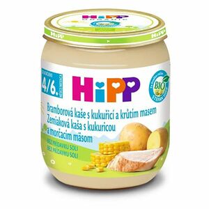 HIPP Bramborové pyré s kukuřicí a krůtím BIO 125 g obraz