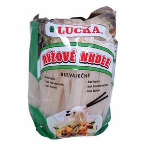 LUCKA Těstoviny rýžové tenké nudle 250 g obraz