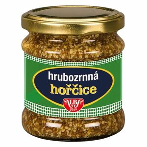 KÁVOVINY Hořčice hrubozrnná sklo 180 g obraz