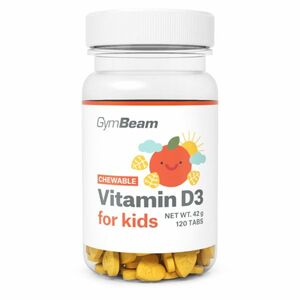 GYMBEAM Vitamín D3 pro děti 120 tablet obraz