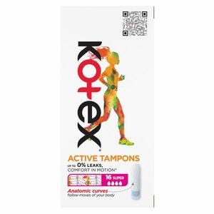 KOTEX Active Tampony Super 16 kusů obraz