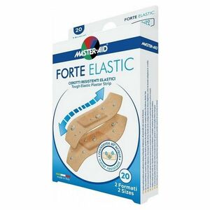 MASTER AID Forte elastic elastické voděodolné náplasti 2vel 20ks obraz