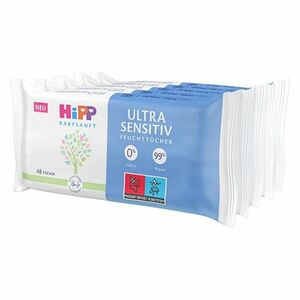 HIPP Babysanft ultra sensitive vlhčené ubrousky 5 x 48 kusů obraz