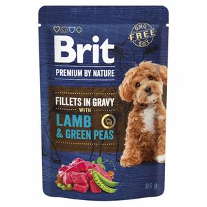 BRIT Premium Dog Fillets Gravy Lamb&Green Peas 85 g obraz