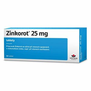 ZINKOROT 25 mg 50 tablet obraz