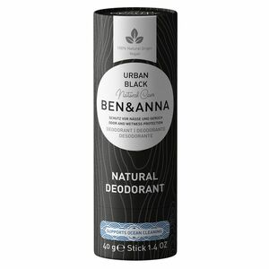 BEN & ANNA Tuhý deodorant BIO Urban Black 40 g obraz