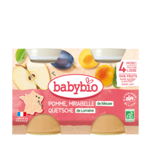 BABYBIO Mirabelky jablko 2x130 g obraz
