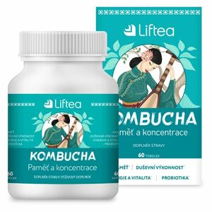 LIFTEA Kombucha Paměť a koncentrace 60 tobolek obraz