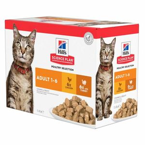 HILL'S Science Plan Feline kapsičky pro dospělé kočky 12 x 85 g obraz