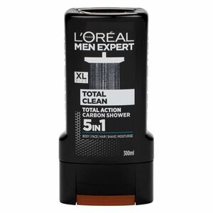 L'ORÉAL Men Expert Sprchový gel 5v1 Total Clean 300 ml obraz