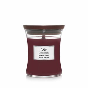 WOODWICK Vonná svíčka střední Phantom Cherry 275 g obraz