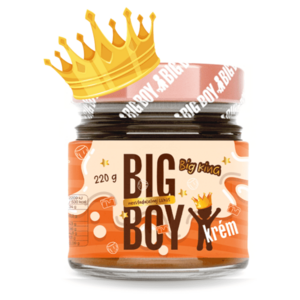 BIG BOY Big King krém s lískovými ořechy s mlékem a karamelem 220 g obraz