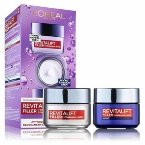 L´ORÉAL Paris Revitalift Filler Duopack Denní krém + noční krém 2 x 50 ml obraz